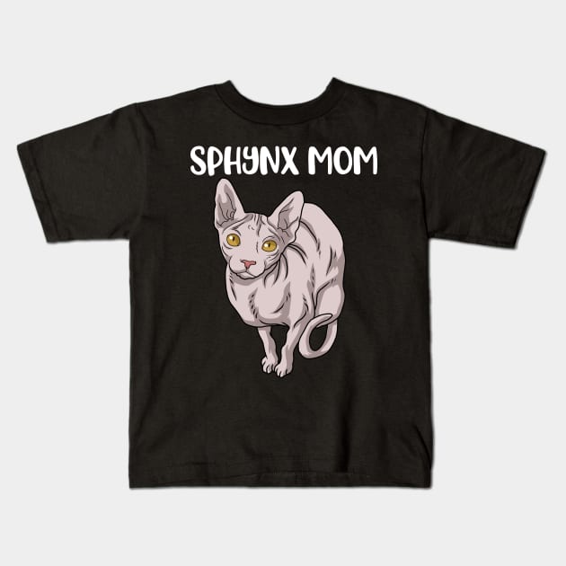 Sphynx Cat Gifts For Women And Men Sphynx Cat Kids T-Shirt by PomegranatePower